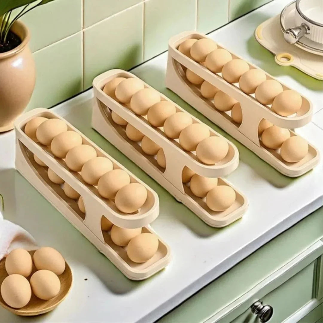 Porta Ovos de Rolagem Automática