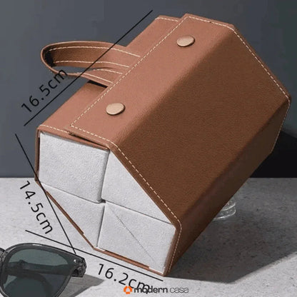 Porta Óculos Organizador Dobrável com Divisórias