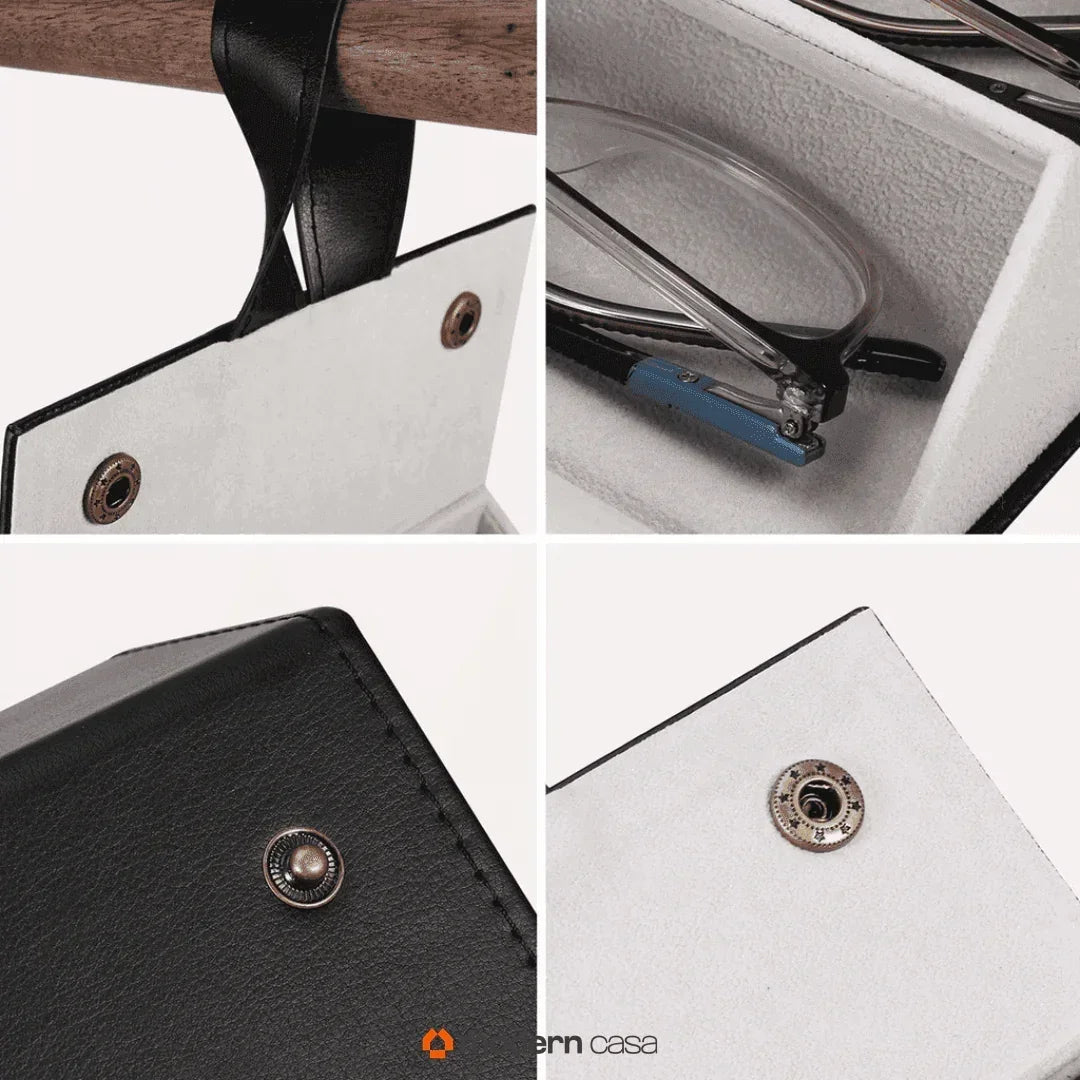 Porta Óculos Organizador Dobrável com Divisórias