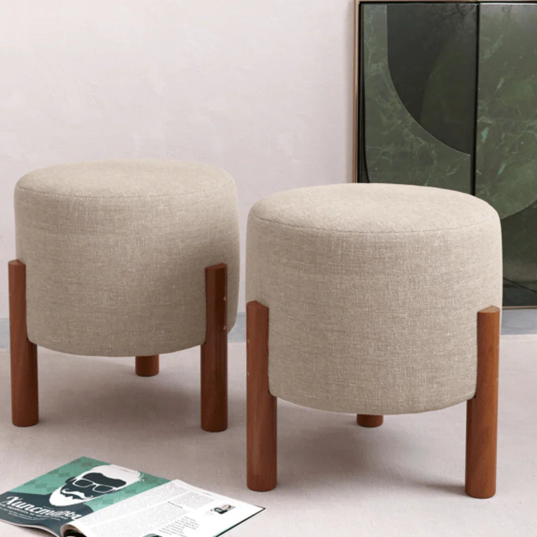 Puff Banqueta Linho