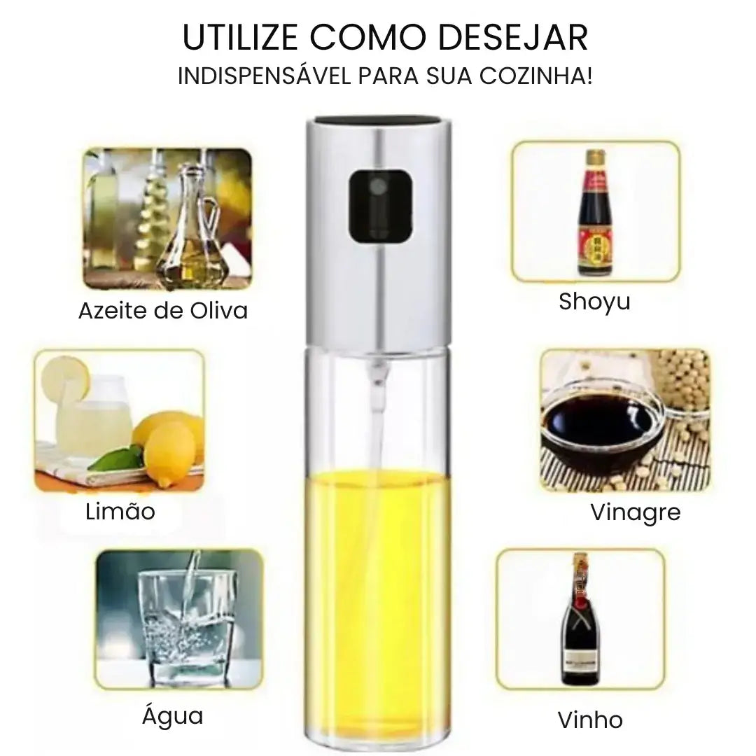 Pulverizador Spray para Óleo, Azeite e Temperos