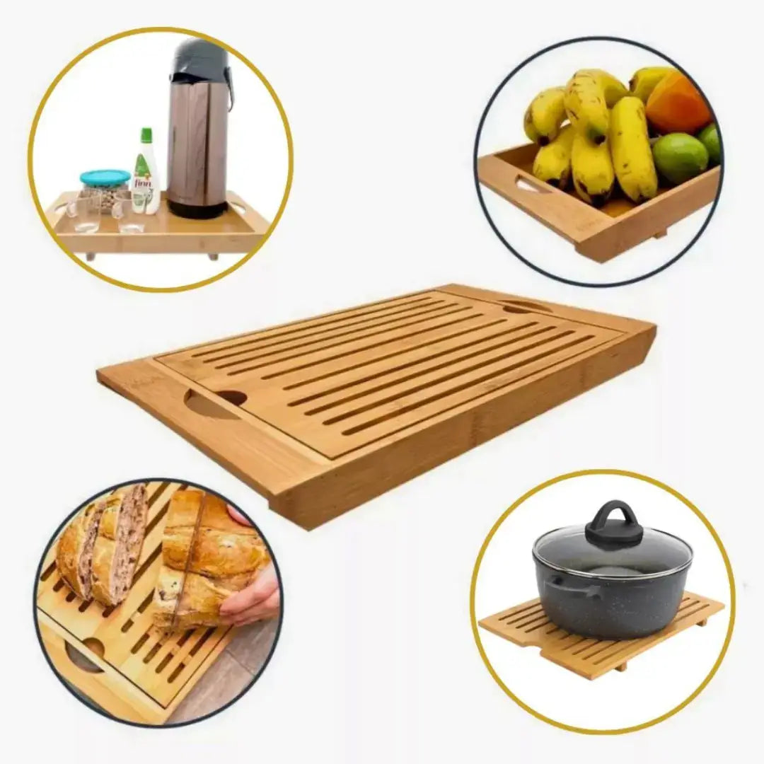 Tábua Migalheira em Bambu 2 em 1