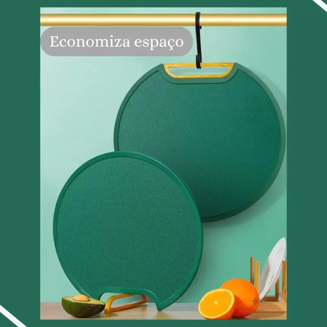 Tábua de Corte Antiderrapante À Prova De Mofo Com Suporte