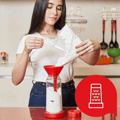 Tapioqueira Portátil com Peneira Dupla