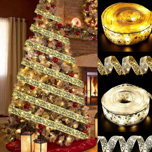 Luzes Decorativas de Fita Natalina