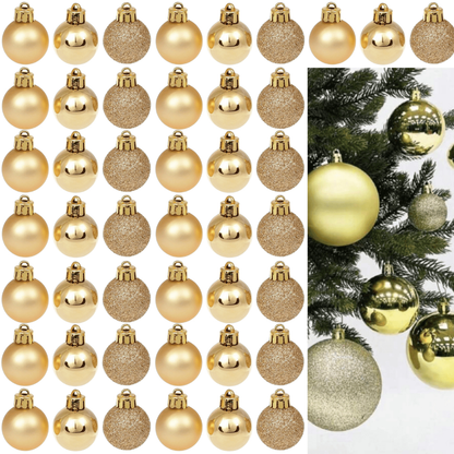 Kit 45 Bolas de Natal