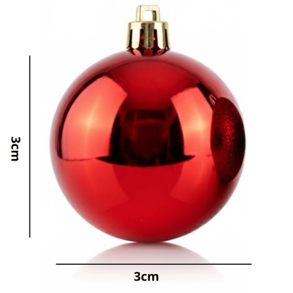 Kit 45 Bolas de Natal