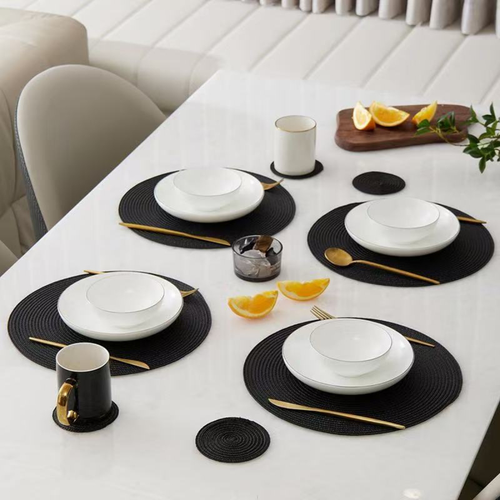 Jogo Americano Souplast Redondo Jantar Mesa Posta