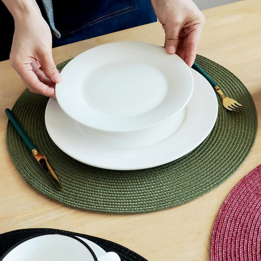 Jogo Americano Souplast Redondo Jantar Mesa Posta